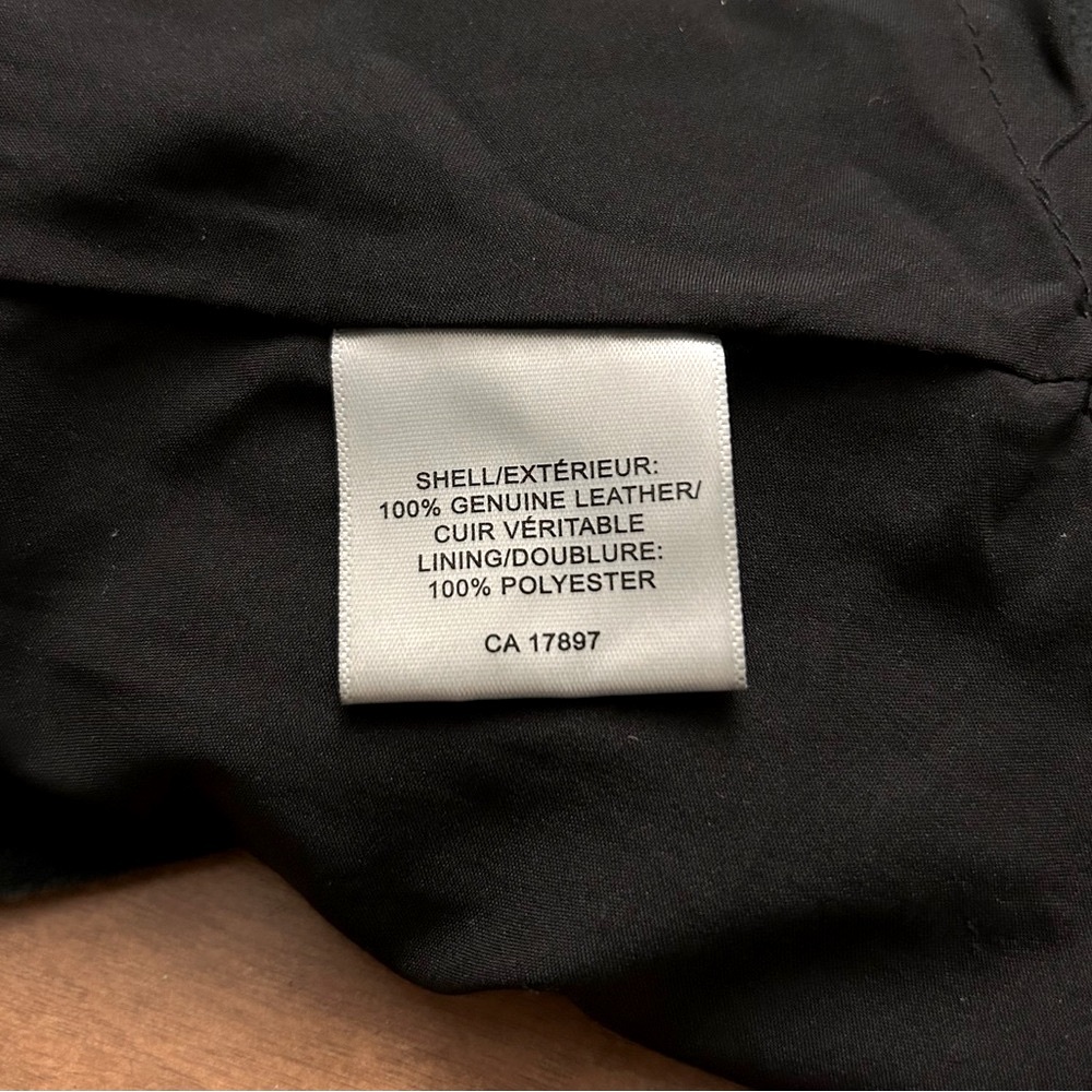 Banana Republic Authentic Leather Short Skirt Black - Picture 6 of 10